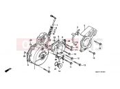 HONDA FX650Y FX650 2000 E-9 LEFT CRANKSHAFT COVER
