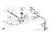 HONDA FX650Y FX650 2000 F-4 FRONT MASTER CYLINDER
