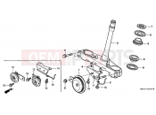 HONDA FX650Y FX650 2000 F-6 STEERING WHEEL