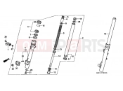 HONDA FX650Y FX650 2000 F-8 FRONT FORK