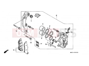 HONDA FX650Y FX650 2000 F-9 FRONT BRAKE CALIPER