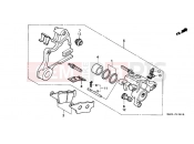 HONDA FX650Y FX650 2000 F-12 REAR BRAKE CALIPER