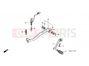HONDA FX650Y FX650 2000 F-19 PEDAL