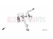 HONDA FX650Y FX650 2000 F-21 SUPPORT
