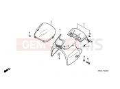 HONDA FX650Y FX650 2000 F-33 ​​FRONT ENGINE HOUSING