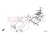 HONDA FX650Y Vigor 2000 F-15-1 SEAT (2)