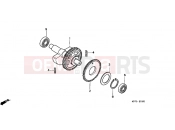 HONDA XR250LS3 XR250 TORNADE LS 2003 E-15 BALANCING AXLE