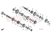 HONDA XR250LS3 XR250 TORNADE LS 2003 E-16 TRANSMISSION