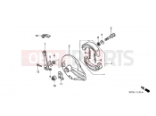HONDA XR250LS3 XR250 TORNADE LS 2003 F-11 REAR BRAKE PANEL