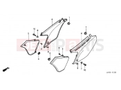 HONDA XR250LS3 XR250 TORNADE LS 2003 F-15 SIDE COVER