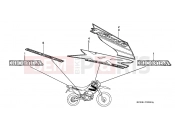 HONDA XR250LS3 XR250 TORNADE LS 2003 SIGN F-32