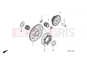HONDA XR250HSE XR250HS 2014 E-11 CLUTCH COUPLING START
