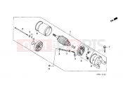 HONDA XR250HSE XR250HS 2014 E-12 STARTER ENGINE