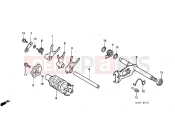 HONDA XR250HSE XR250HS 2014 E-17 TRANSMISSION DRUM