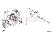 HONDA XR250HSE XR250HS 2014 F-12 REAR WHEEL