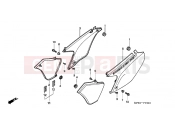 HONDA XR250HSE XR250HS 2014 F-15 SIDE COVER