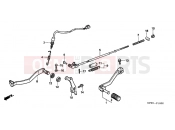 HONDA XR250HSE XR250HS 2014 F-18 PEDAL