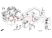 HONDA XR250HSE XR250HS 2014 F-26 BATTERY