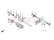 HONDA XR250RT XR250R 1996 E-14 TRANSMISSION SWITCH