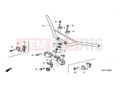 HONDA XR250RT XR250R 1996 F-5 STEERING BAR TUBE / UPPER BRIDGE