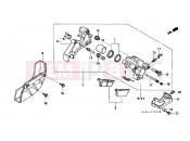 HONDA XR250RT XR250R 1996 F-12 REAR BRAKE CALIPER