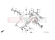 HONDA XR250RT XR250R 1996 F-23 REAR FENDER (CM)