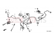 HONDA XR250RT XR250R 1996 F-26-1 WIRING HARNESS / IGNITION COIL (CL / DK / ED / U)