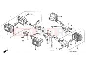 HONDA XR250RT XR250R 1996 F-24-1 FLASHING (U)