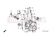 HONDA XR400RY XR400R 2000 E-1 VALVE COVER