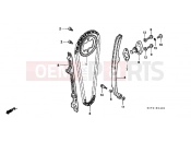 HONDA XR400RY XR400R 2000 E-4 TIMING CHAIN ​​/ TENSIONER