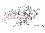 HONDA XR400RY XR400R 2000 E-6 RIGHT CRANKSHAFT COVER