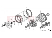 HONDA XR400RY XR400R 2000 E-7 CLUTCH