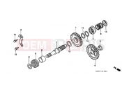 HONDA XR400RY XR400R 2000 E-15 PROMOTION AXLE