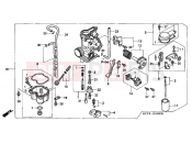 HONDA XR400RY XR400R 2000 E-16 CARBURETOR