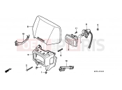 HONDA XR400RY XR400R 2000 F-1 HEADLIGHT (CM)