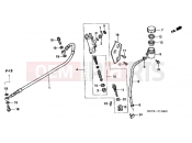 HONDA XR400RY XR400R 2000 F-11 REAR MAIN BRAKE CYLINDER