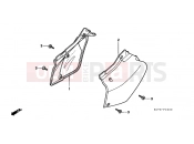 HONDA XR400RY XR400R 2000 F-16 SIDE COVER