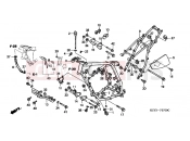 HONDA XR400RY XR400R 2000 F-27 FRAME HOUSE