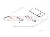 HONDA XR400RY XR400R 2000 F-29 TOOLS