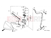 HONDA XR400RY XR400R 2000 F-4-1 FRONT MASTER CYLINDER (DK / ED / U)