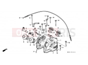 HONDA XR600RF XR600R 1985 E-1 VALVE COVER