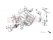 HONDA XR600RF XR600R 1985 E-6 RIGHT CRANKSHAFT COVER