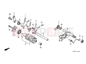 HONDA XR600RF XR600R 1985 E-15 TRANSMISSION DRUM