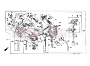 HONDA XR600RF XR600R 1985 E-16 CARBURETOR (XR600RF / RG / RH)