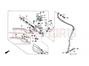HONDA XR600RF XR600R 1985 F-4 FRONT MASTER CYLINDER