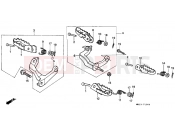 HONDA XR600RF XR600R 1985 F-19 FOOTREST