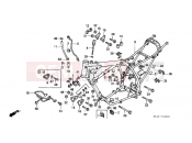 HONDA XR600RF XR600R 1985 F-26 FRAME HOUSING