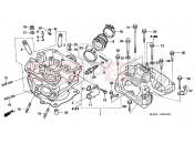 HONDA XR650R3 XR650R 2003 E-2 CYLINDER HEAD