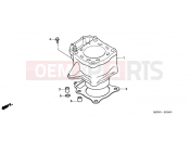 HONDA XR650R3 XR650R 2003 E-5 CYLINDER