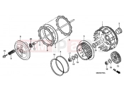 HONDA XR650R3 XR650R 2003 E-7 TENGELYKAPCSOLÓ